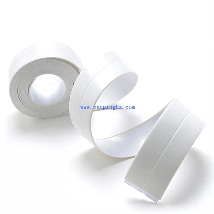 white caulk strip