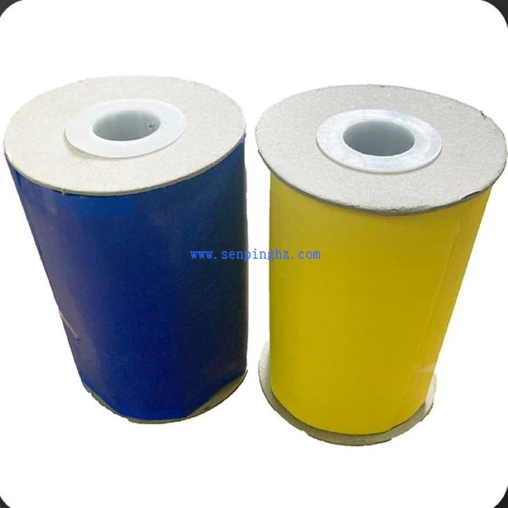Blue adhesive trap roll